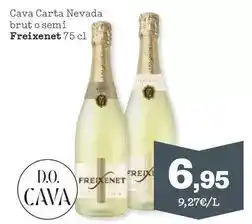 Sorli Freixenet - cava carta nevada brut o semi oferta