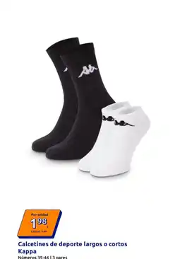 Action KAPPA Calcetines de deporte largos o cortos oferta
