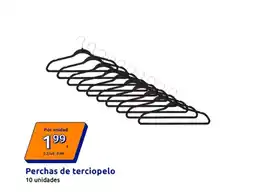 Action Perchas de terciopelo oferta