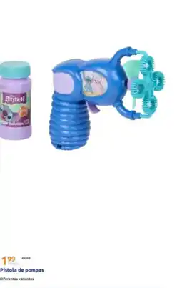 Action Pistola de pompas oferta