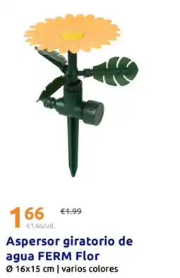 Action Aspersor giratorio de agua FERM Flor oferta
