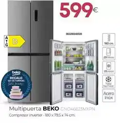 Tien 21 Beko - multipuerta gno46623mxpn oferta