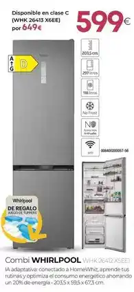 Tien 21 Whirlpool - combi whiplpool oferta