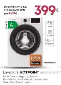 Tien 21 Hotpoint - lavadora oferta