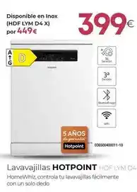 Tien 21 Hotpoint - lavavajillas oferta