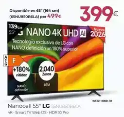 Tien 21 Lg - nanocell 55 55nu850b6la oferta