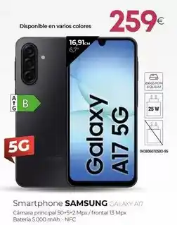 Tien 21 Samsung - smartphone galaxy a17 oferta