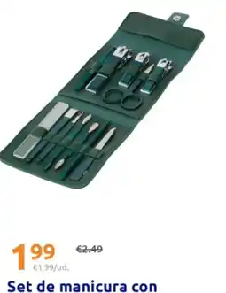 Action Set de manicura con estuche oferta