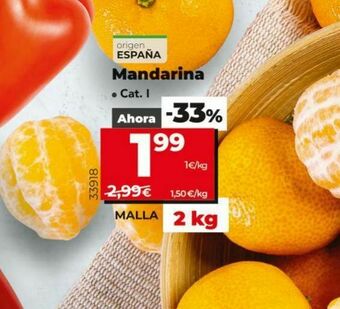 Dia mandarina oferta