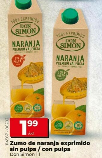 Dia Zumo de naranja don simón oferta