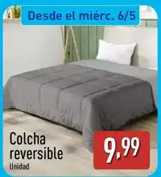 ALDI Colcha reversible oferta