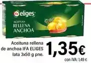 Cash Ifa Ifa eliges - aceituna rellena de anchoa oferta