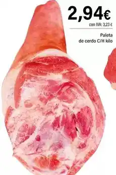 Cash Ifa Paleta de cerdo c/h oferta