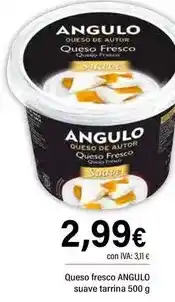 Cash Ifa Angulo - queso fresco suave tarrina oferta