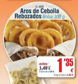 Abordo Aros de cebolla rebozados oferta