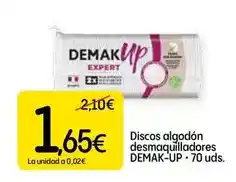 Dialprix Demak'up - discos algodón desmaquilladores oferta