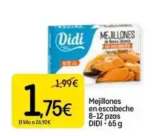 Dialprix Didi - mejillones en escabeche oferta
