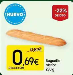 Dialprix Baguette rustica oferta
