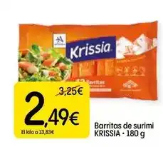 Dialprix Krissia - barritas de surimi oferta