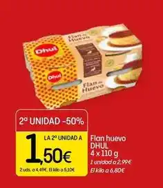 Dialprix Dhul - flan huevo oferta