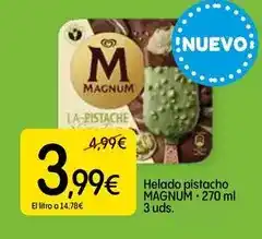 Dialprix Magnum - helado pistacho oferta