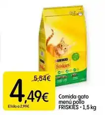 Dialprix Purina - friskies comida gato menú pollo oferta