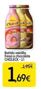 Dialprix Choleck - batido vainilla, fresa o chocolate oferta