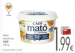 Valvi Supermercats Cadí - mato del pirineu oferta