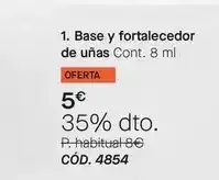 Yanbal Yanbal - base y fortalecedor de uñas oferta