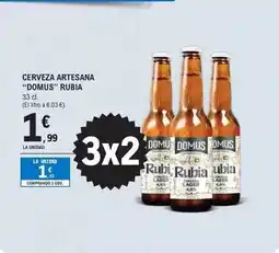 E.Leclerc Rubia - cerveza artesana oferta