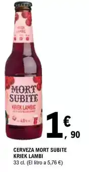 E.Leclerc Mort subite - cerveza oferta