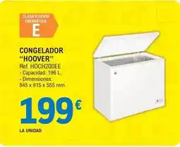 E.Leclerc Hoover - congelador oferta