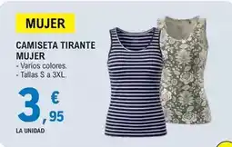 E.Leclerc Camiseta tirante mujer oferta