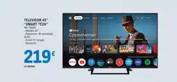 E.Leclerc Sony - televisor 43 smart tech oferta