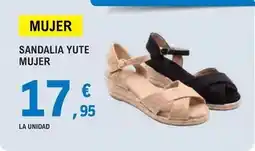 E.Leclerc Sandalia yute mujer oferta
