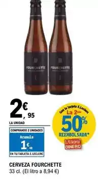 E.Leclerc Fourchette - cerveza oferta