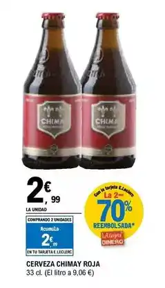 E.Leclerc Chimay - cerveza roja oferta