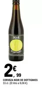 E.Leclerc Noir de dottignies - cerveza oferta