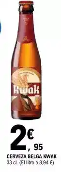 E.Leclerc Kwak - cerveza belga oferta