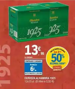 E.Leclerc Alhambra - cerveza 1925 oferta