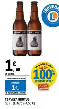 E.Leclerc Brutus - cerveza oferta