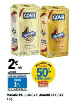 E.Leclerc Goya - masarepa blanca o amarilla oferta