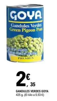 E.Leclerc Goya - gandules verdes oferta