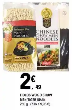 E.Leclerc Tiger khan - fideos wok o chow oferta
