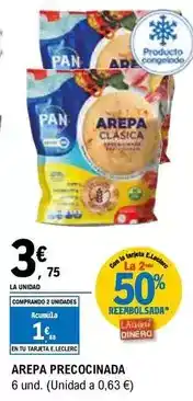 E.Leclerc Pan - arepa precocinada oferta