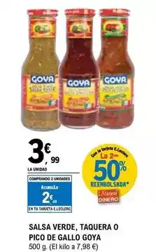 E.Leclerc Goya - salsa verde oferta