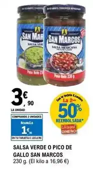 E.Leclerc San marcos - salsa verde o pico de gallo oferta