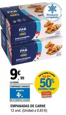 E.Leclerc Pan - empanadas de carne oferta