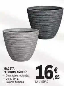 E.Leclerc Maceta florus andes oferta