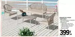 E.Leclerc Conjunto de 4 piezas saint malo oferta